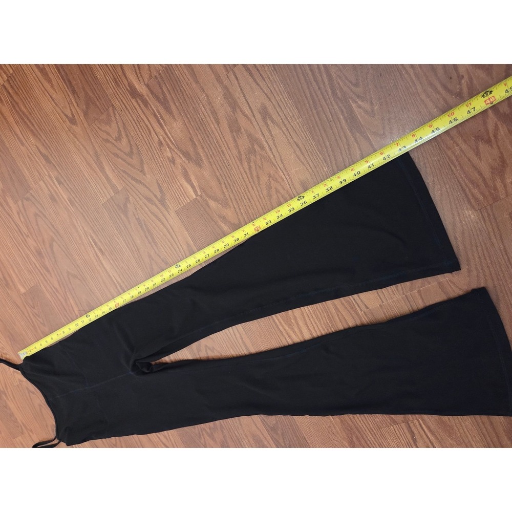 Wilfred Free Aritzia Black Flare Leg Jumpsuit XS‎ Adjustable Straps Bell Bottom - Picture 7 of 8